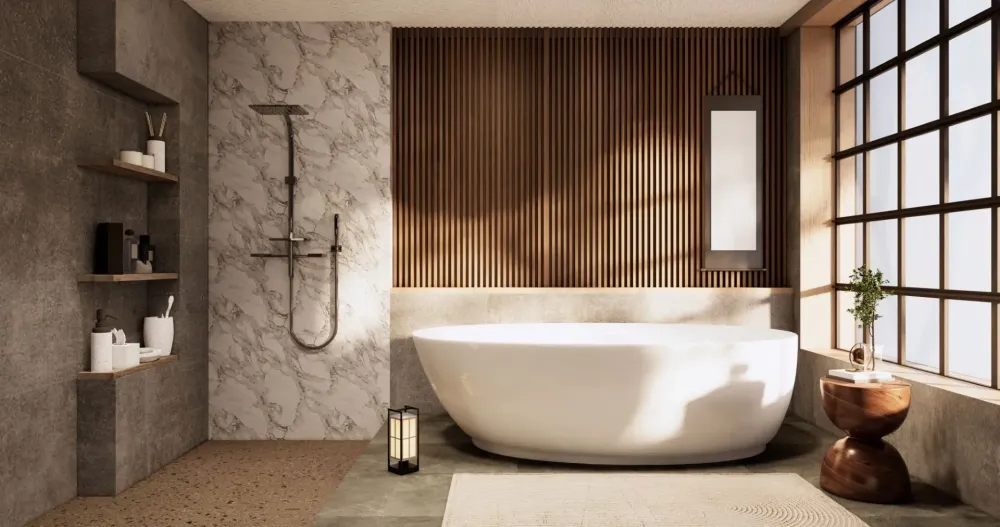 Création de salle de bain à Herseaux